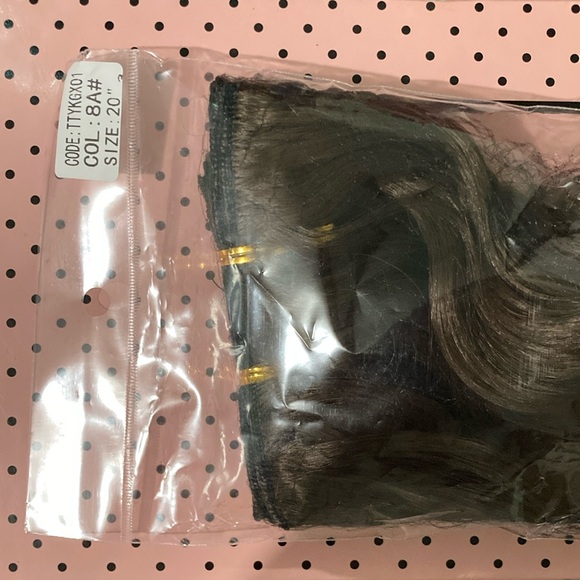 *New/Unopened* TikTok Shop Hair Extensions in Chestnut Brown 20 inches - Picture 1 of 1